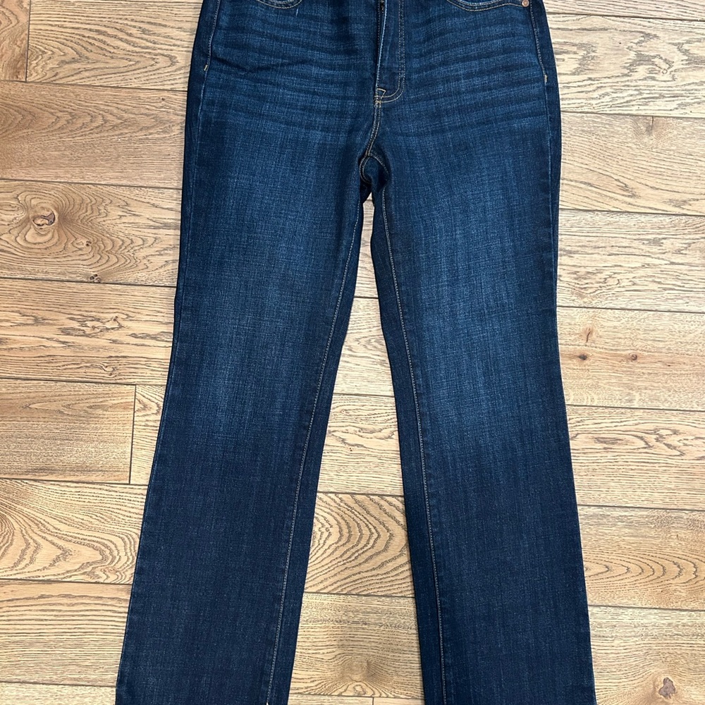 Talbots Dark Blue Barely Boot Jean 6P